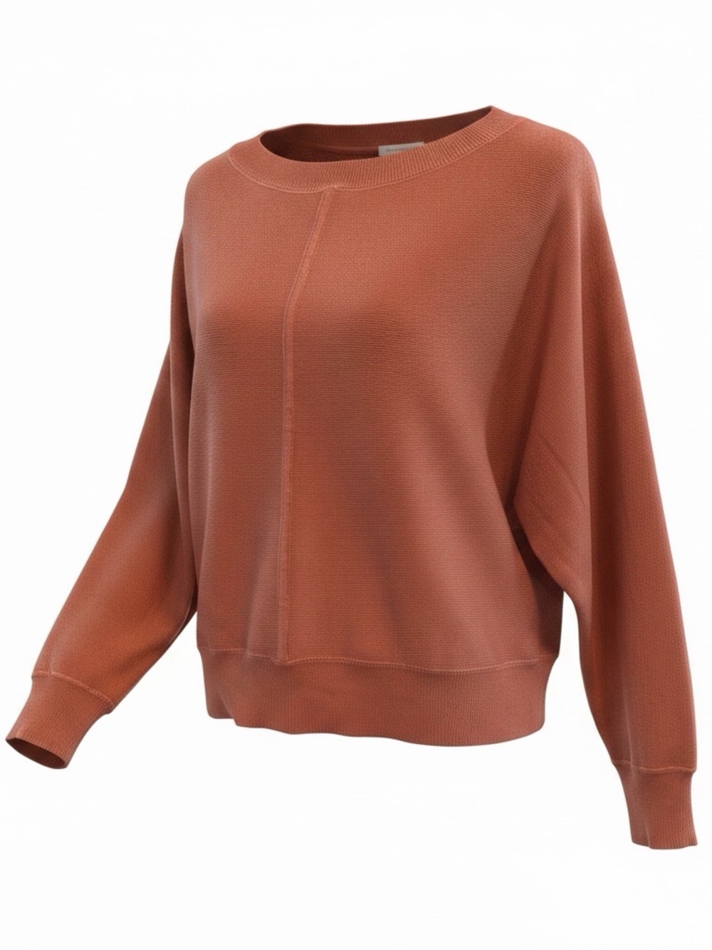 Philosophy Scoop Neck Sweater in Terracotta Large